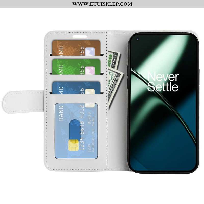 Etui Folio do OnePlus 11 5G Ultra Sztuczna Skóra
